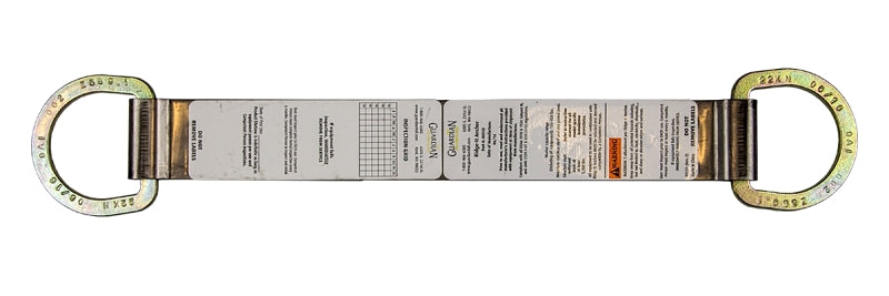 QUALCRAFT INDUSTRIES Guardian Fall Protection 00510 Ridge-It Anchor, Butyl/Stainless Steel/Zinc-Plated Steel