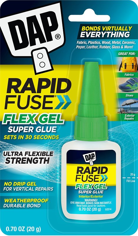 DAP SUPER GLUE FLEX GEL CLR 0.7OZ PAINT DAP