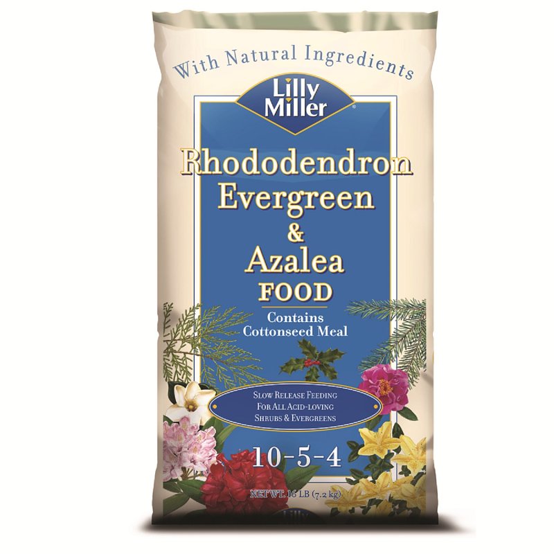 LILLY MILLER Lilly Miller 100504893 Azalea and Rhododendron Plant Food, 16 lb Bag, Granular, 10-5-4 N-P-K Ratio