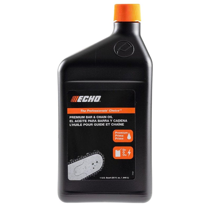 ECHO Echo 6459012 Bar and Chain Oil, Amber/Tan, 1 qt, Bottle