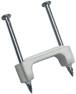 GB Gardner Bender PS-150Z Cable Staple, 1/2 in W Crown, 1-1/4 in L Leg, Plastic/Polyethylene ELECTRICAL GB