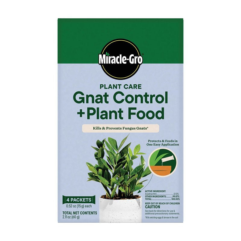 MIRACLE-GRO Miracle-Gro GNAT Control Plus 3064304 Plant Food, Granular, 3-0-0 N-P-K Ratio