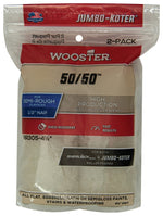 WOOSTER BRUSH Wooster RR305-4 1/2 Roller Cover, 1/2 in Thick Nap, 4-1/2 in L, Lambs Wool/Polyester Cover, Creamy PAINT WOOSTER BRUSH