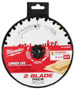 MILWAUKEE Milwaukee 48-40-0626 Circular Saw Blade, 6-1/2 in Dia, 5/8 in Arbor, 24-Teeth, Tungsten Carbide Cutting Edge TOOLS MILWAUKEE