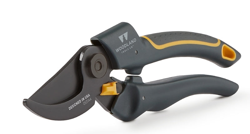 WOODLAND TOOLS CO Woodland Tools Co Compact Duralight 05-2002-100 Pruner, 5/8 in Cutting Capacity, Carbon Steel Blade, Steel Blade