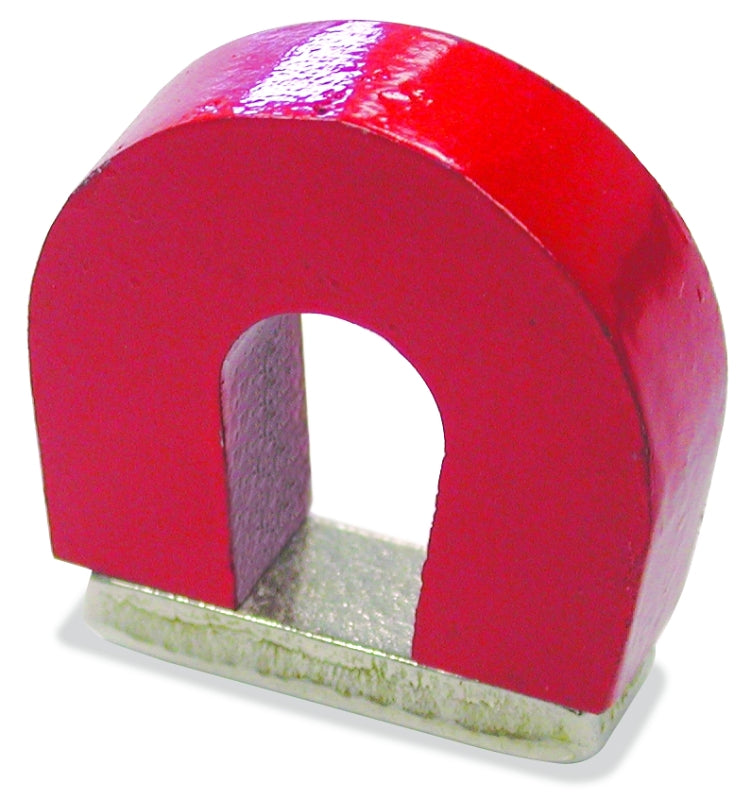 MASTER MAGNETICS Magnet Source 07279 Horseshoe Magnet, 1 in Dia, 1 in W, Red HOUSEWARES MASTER MAGNETICS