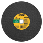 DEWALT DEWALT DW8025 Cutting Wheel, 14 in Dia, 1/8 in Thick, 20 in Arbor, 24 Grit, Silicone Carbide Abrasive TOOLS DEWALT