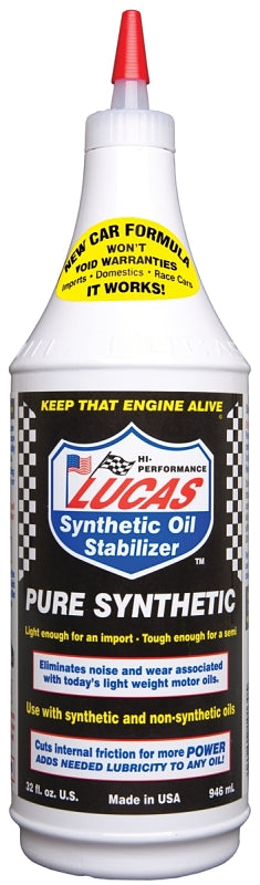 LUCAS OIL Lucas Oil 10130 Oil Stabilizer, 1 qt Bottle AUTOMOTIVE LUCAS OIL