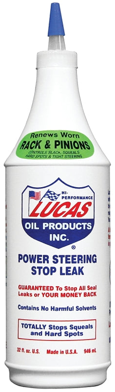 LUCAS OIL Lucas Oil 10011 Power Steering Fluid Light Red, 1 qt Bottle AUTOMOTIVE LUCAS OIL