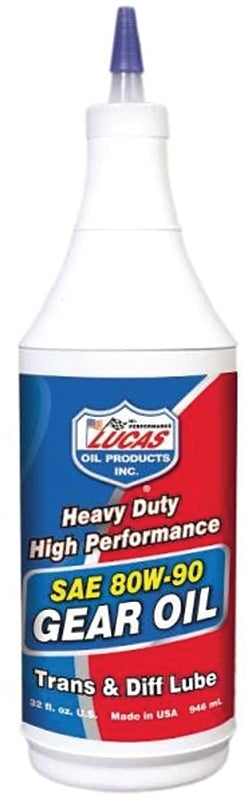 LUCAS OIL Lucas Oil 10043 Gear Oil, 80W-90, 1 qt Bottle AUTOMOTIVE LUCAS OIL