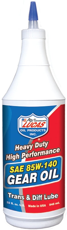 LUCAS OIL Lucas Oil 10042 Gear Oil, 85W-140, 1 qt Bottle AUTOMOTIVE LUCAS OIL