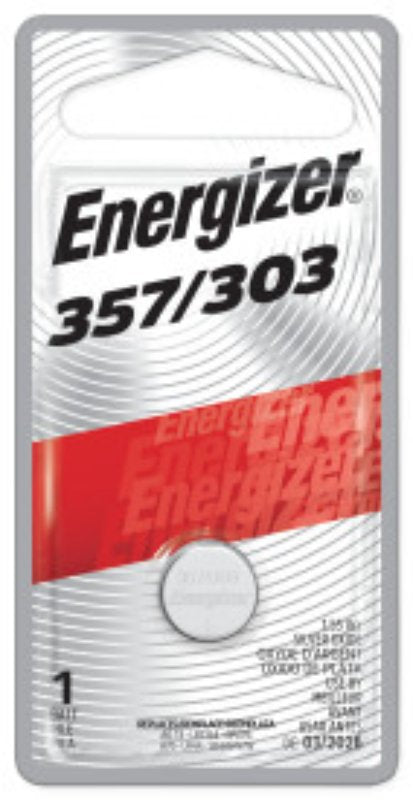 ENERGIZER BATTERY Energizer 357BPZ Coin Cell Battery, 1.5 V Battery, 150 mAh, Silver Oxide, 357 Battery