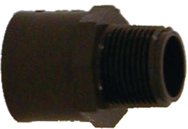 IPEX USA LLC-CANPLAS Thrifco Plumbing 8213178 Pipe Adapter, 1 in, Slip Joint x Male Threaded, PVC, SCH 80 Schedule