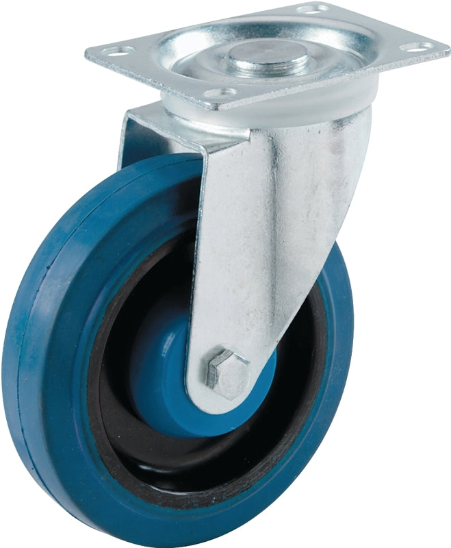 SHEPHERD Shepherd Hardware 9260 Swivel Caster, 3-1/8 x 3-7/8 in Plate, 3-1/6 in W x 5 in D x 5-1/4 in H Dimensions, 1 in W Wheel