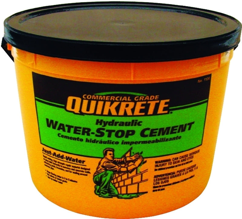 QUIKRETE Quikrete 1126-11 Hydraulic Cement, Gray, Solid, 10 lb Pail PAINT QUIKRETE