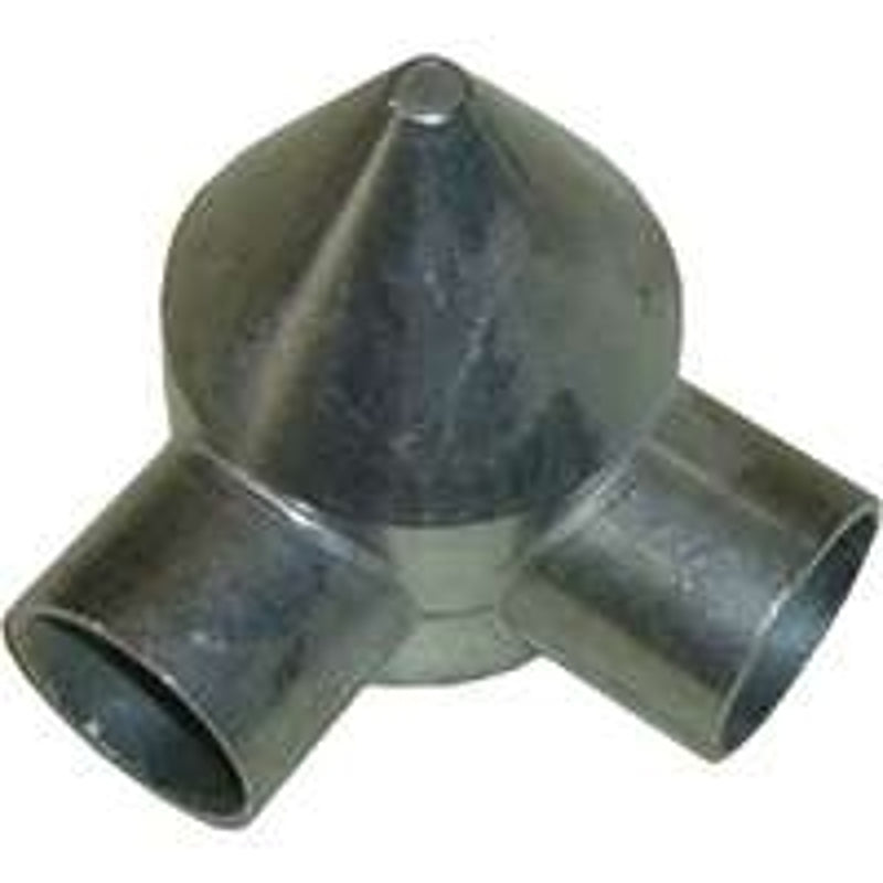 STEPHENS PIPE & STEEL Stephens Pipe & Steel HD42042RP Bullet Cap, 2-Way, Aluminum HARDWARE & FARM SUPPLIES STEPHENS PIPE & STEEL