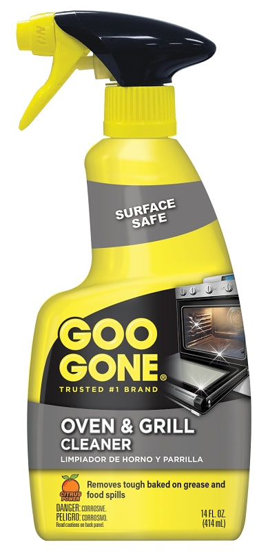 GOO GONE Goo Gone 2059 Oven and Grill Cleaner, 14 oz Bottle, Liquid, Citrus, Beige