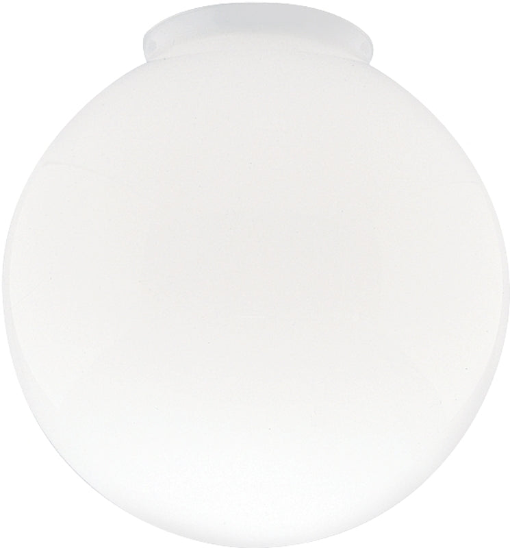 WESTINGHOUSE Westinghouse 8557000 Light Shade, 6 in Dia, Globe, Glass, White, Gloss ELECTRICAL WESTINGHOUSE