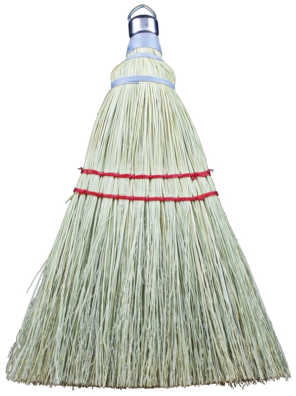 ZEPHYR MANUFACTURING Chickasaw 19 Whisk Broom, 4 in Sweep Face, 7-1/2 in L Trim, Palmyra Fiber Bristle, 11-3/4 in OAL