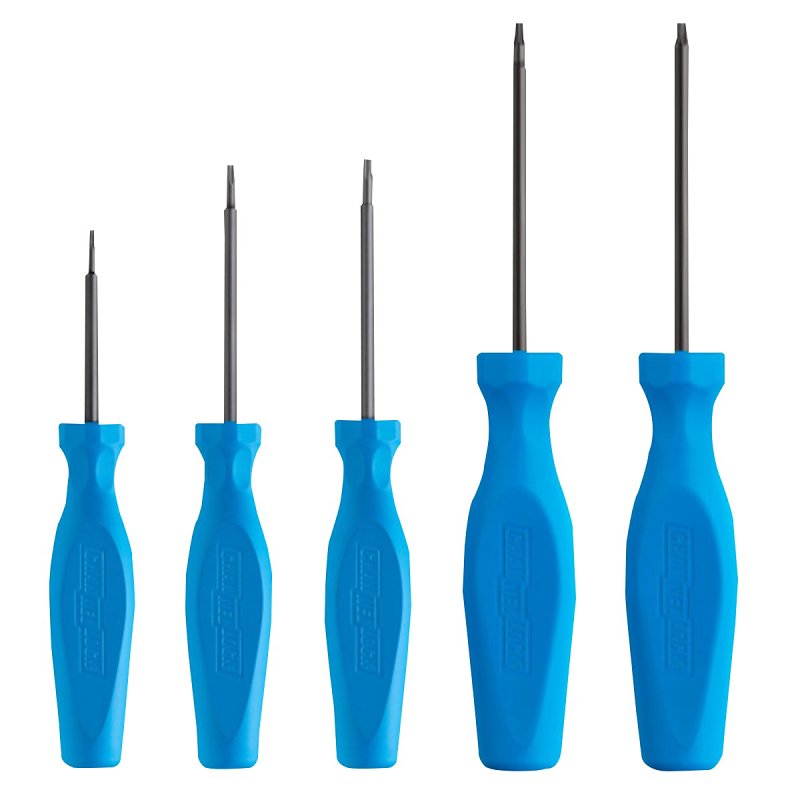CHANNELLOCK Channellock TP-5H Precision Screwdriver Set, 5-Piece, Tri-Alloy Steel, Polished Black Nitride, Blue