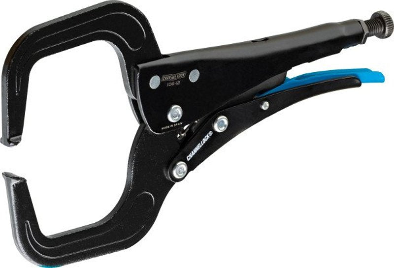CHANNELLOCK Channellock 106-12 Locking Pliers, 12 in OAL, 4 in Jaw Opening, 3-1/2 in L Jaw