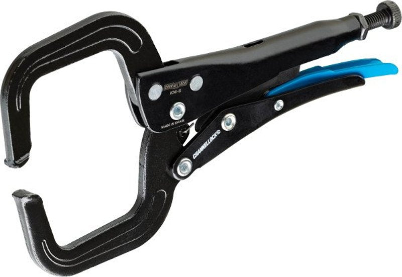 CHANNELLOCK Channellock 106-6 Locking Pliers, 6 in OAL, 2-3/8 in Jaw Opening, 2 in L Jaw
