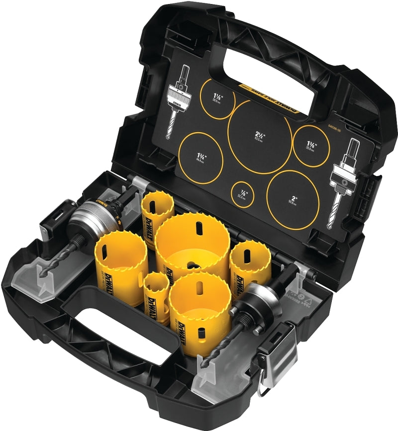 DEWALT DEWALT D180002 Hole Saw Kit, 9-Piece HARDWARE & FARM SUPPLIES DEWALT