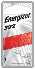 ENERGIZER BATTERY Energizer 392BPZ Coin Cell Battery, 1.5 V Battery, 44 mAh, 392 Battery, Silver Oxide ELECTRICAL ENERGIZER BATTERY
