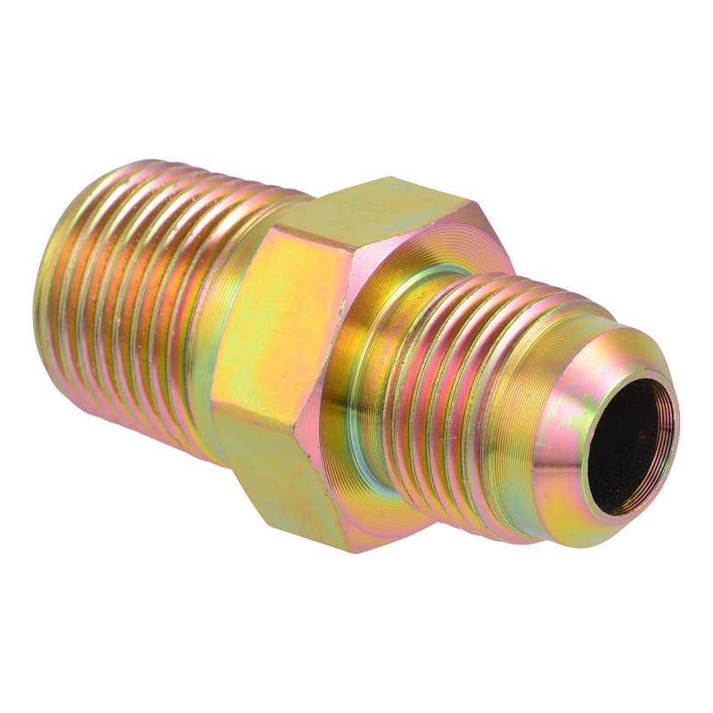 CASH ACME Eastman 65704B Gas Adapter, 1/2 in, Flare x MIP, Steel, Zinc-Plated