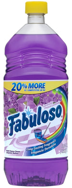DOT FOODS, INC. COLGATE PALMOLIVE Fabuloso 153096 All-Purpose Cleaner, 33.8 oz, Liquid, Lavender, Purple CLEANING & JANITORIAL SUPPLIES DOT FOODS, INC. COLGATE PALMOLIVE