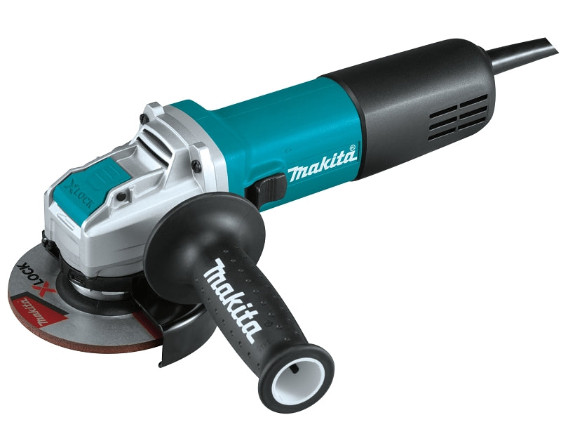 MAKITA Makita X-LOCK GA4570 Angle Grinder with AC/DC Switch, 7.5 A, 4-1/2 in Dia Wheel, 11,000 rpm Speed