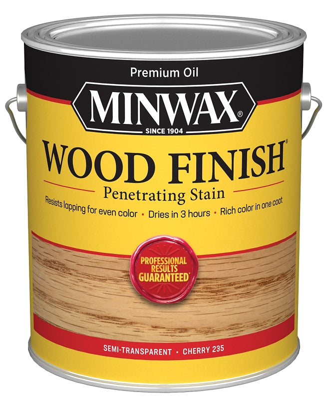 MINWAX Minwax Wood Finish 710790000 Wood Stain, Cherry, Liquid, 1 gal, Can PAINT MINWAX