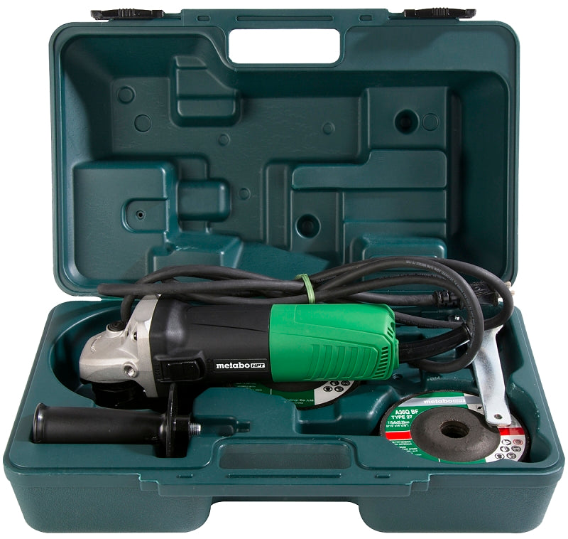 METABO HPT Metabo HPT G12SR4 Slide Switch Angle Grinder, 6.2 A, M14 x 2 Spindle, 4-1/2 in Dia Wheel, 10,000 rpm Speed TOOLS METABO HPT