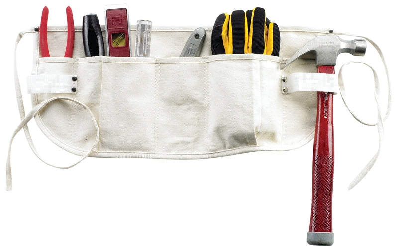 HULTAFORS CLC Tool Works Series C12 Waist Apron, 29 to 50 in Waist, Cotton, Off-White, 5-Pocket TOOLS HULTAFORS