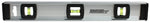 HULTAFORS Johnson 1300-1800 I-Beam Level with Rule, 18 in L, 3-Vial, Non-Magnetic, Aluminum, Silver