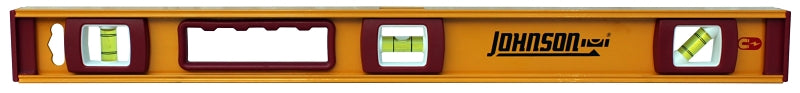 HULTAFORS Johnson 1234-2400 I-Beam Level, 24 in L, Magnetic, Aluminum