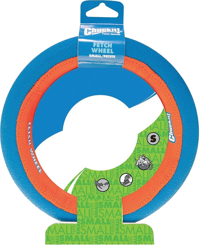 CHUCK-IT Chuckit! 252101 Dog Toy, Wheel, S, Rubber, Blue/Orange PET & WILDLIFE SUPPLIES CHUCK-IT