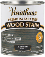 VARATHANE Varathane 307416 Wood Stain, Carbon Gray, Liquid, 0.5 pt, Can PAINT VARATHANE