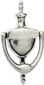 SCHLAGE BUILDERS HARDWARE Schlage CP2-3125-619 Door Knocker, Solid Brass, Satin Nickel, 3-15/16 in Mounting Hole