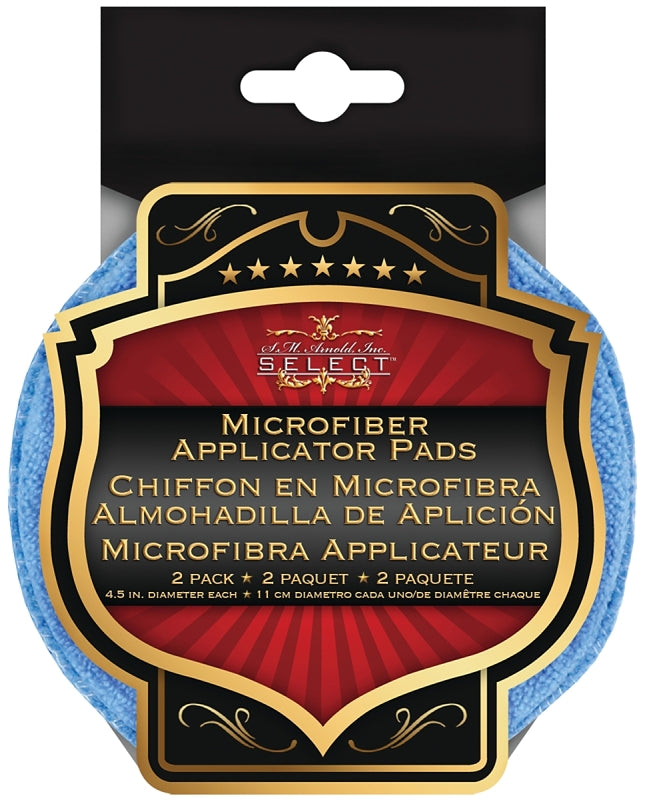 SM ARNOLD SM Arnold 25-522 Applicator Pad, 4-1/2 in, Microfiber AUTOMOTIVE SM ARNOLD
