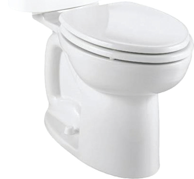 AMERICAN STANDARD American Standard Cadet 3 3717A001.020 Toilet Bowl, Elongated, 12 in Rough-In, Vitreous China, White, Floor Mounting