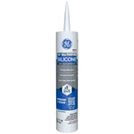 HENKEL CONSUMER ADHESIVES GE Silicone 1 2749483 All Purpose Sealant, White, 24 hr Curing, 10.1 fl-oz Cartridge PAINT HENKEL CONSUMER ADHESIVES