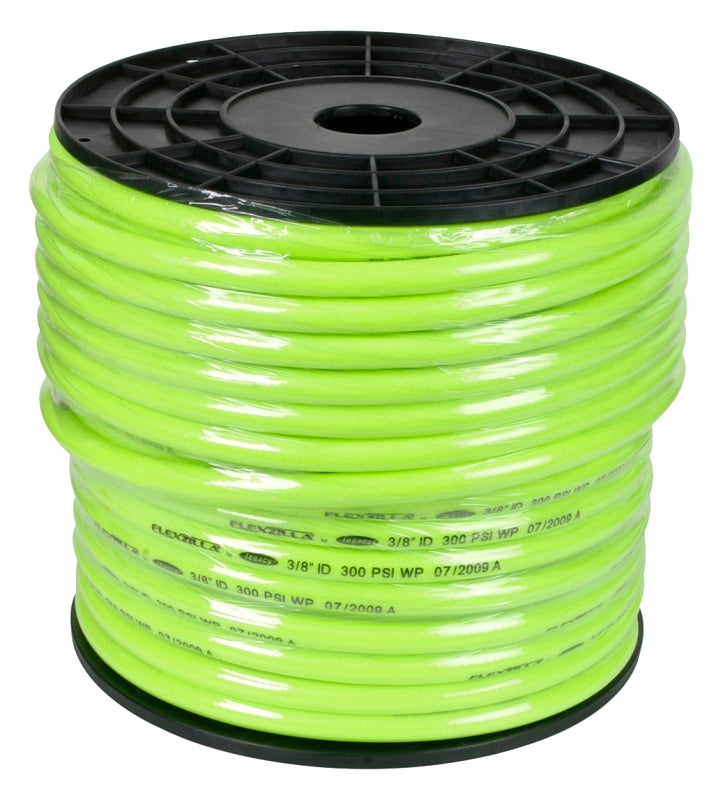 FLEXZILLA Flexzilla Pro Series HFZ38250YW Air Hose, 3/8 in ID, 250 ft L, MNPT, 300 psi Pressure, Polymer, ZillaGreen