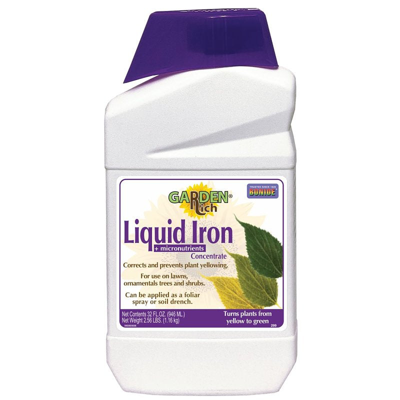 BONIDE Bonide 299 Iron Fertilizer, 1 qt, Liquid