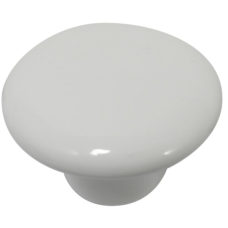 LAUREY DIV STRATEGIC BR Laurey 01742 Cabinet Knob, 26 mm Projection, Ceramic, White