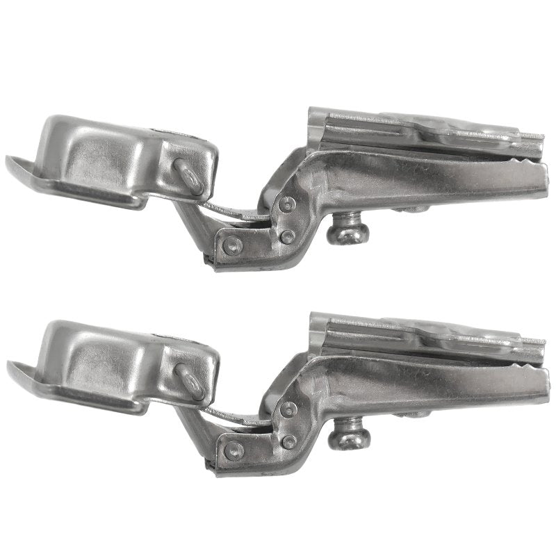 LAUREY DIV STRATEGIC BR Laurey 10200 Cabinet Hinge, Steel, Chrome, 110 deg Hinge Opening, 1/2 in Overlay, Self Close