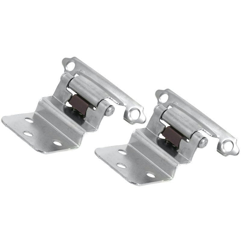 LAUREY DIV STRATEGIC BR Laurey 28626 Cabinet Hinge, Steel, Polished Chrome, 3/8 in Inset, Self Close