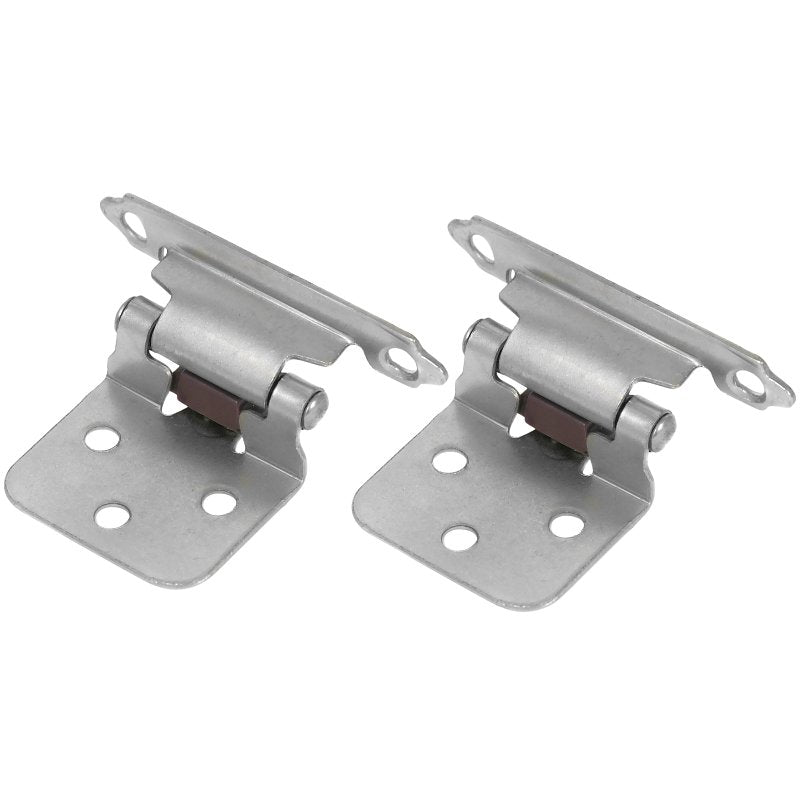 LAUREY DIV STRATEGIC BR Laurey 28739 Cabinet Hinge, Steel, Satin Chrome, Self Close, Flush Mounting HARDWARE & FARM SUPPLIES LAUREY DIV STRATEGIC BR
