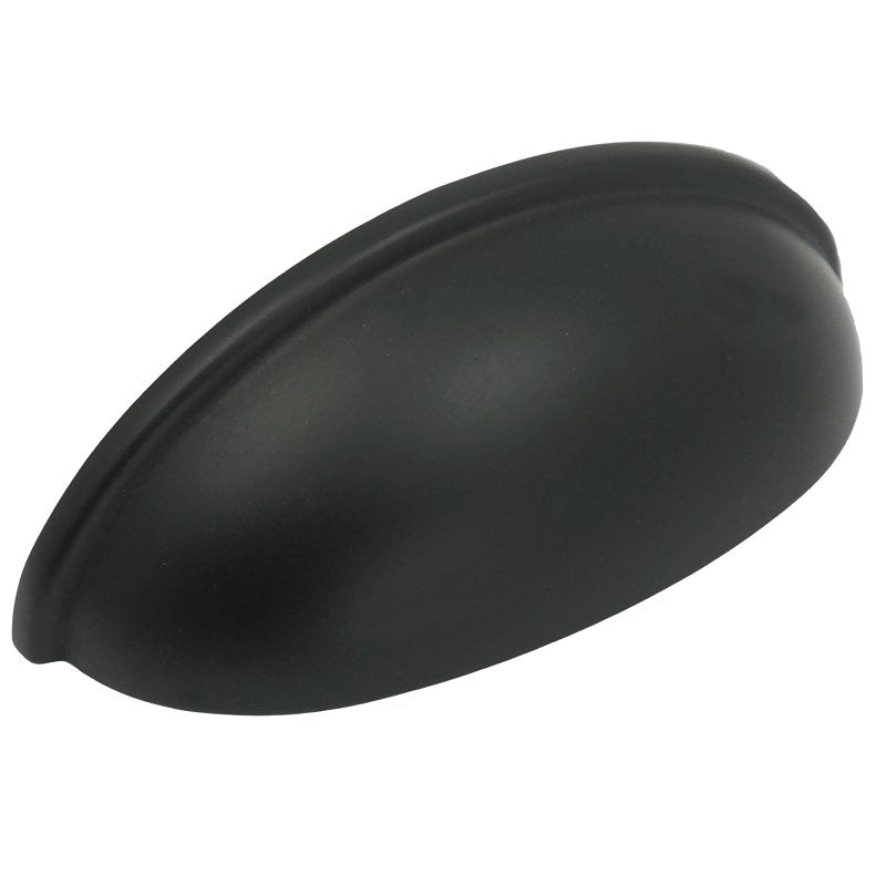 LAUREY DIV STRATEGIC BR Laurey Newport Series 52420 Cabinet Pull, 3-1/2 in L Handle, 1-1/4 in Projection, Zinc, Matte Black