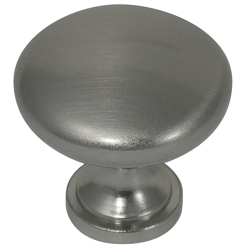 LAUREY DIV STRATEGIC BR Laurey Ultima Series 54628 Cabinet Knob, 30 mm Projection, Steel, Satin Nickel